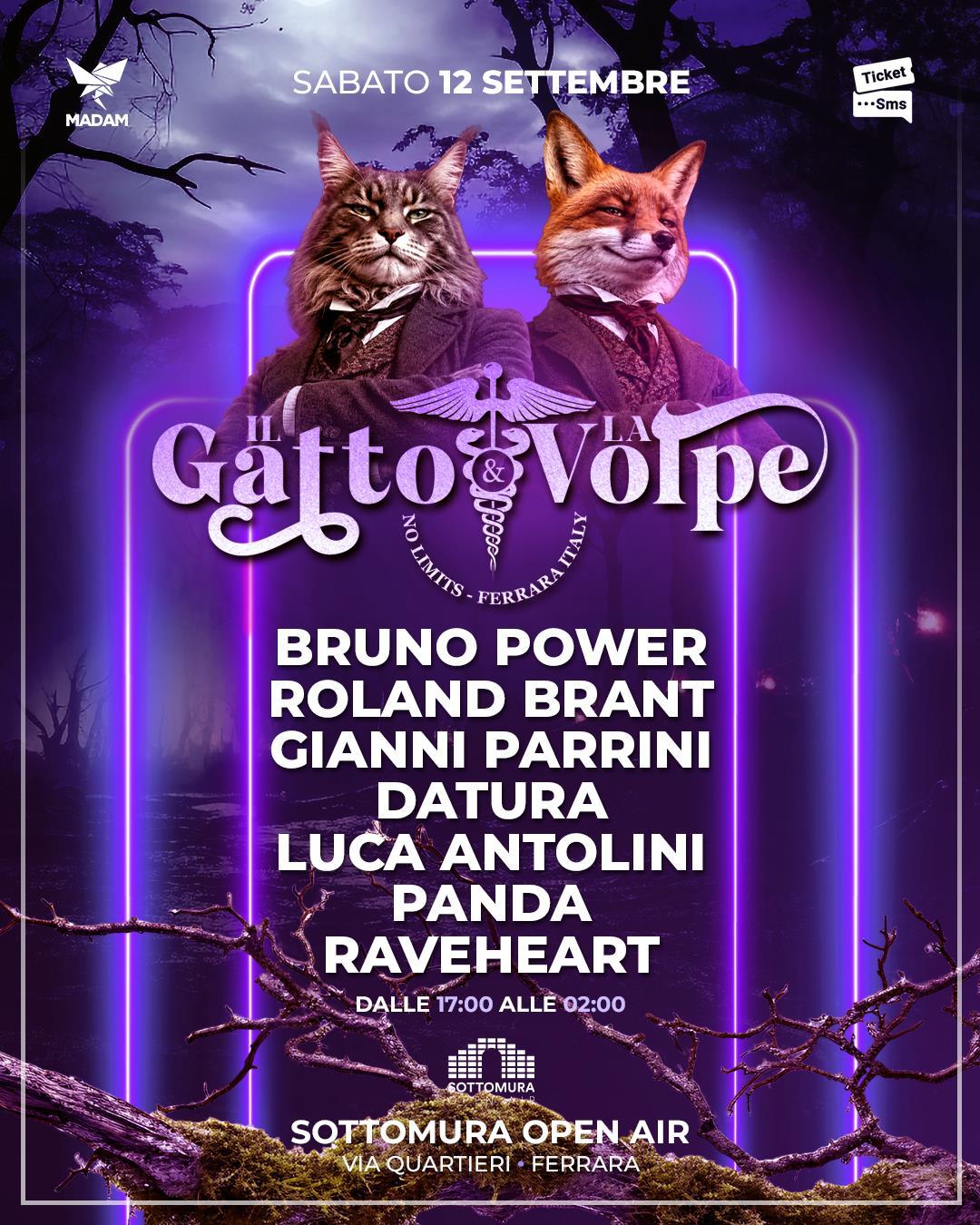 Il Gatto & La Volpe - Sottomura Open Air Ferrara