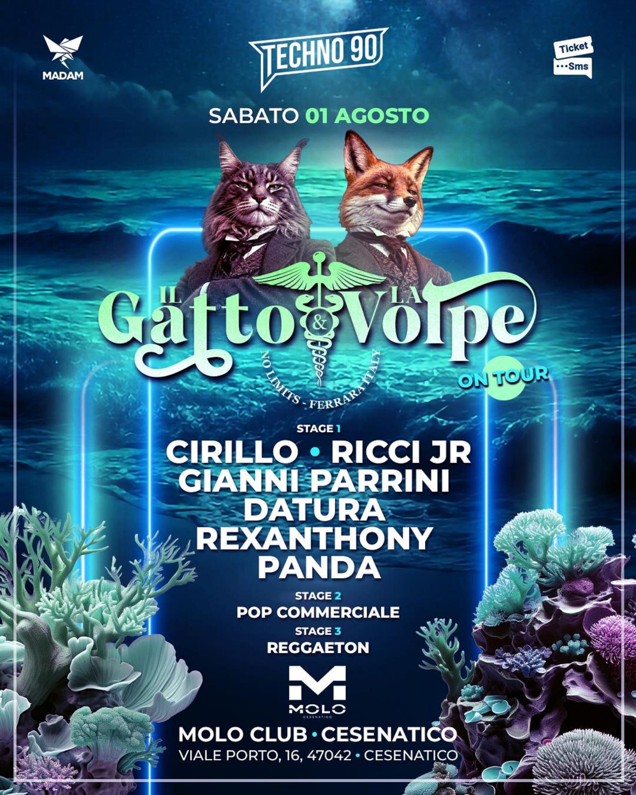 Il Gatto e La Volpe - Sottomura Open Air Ferrara