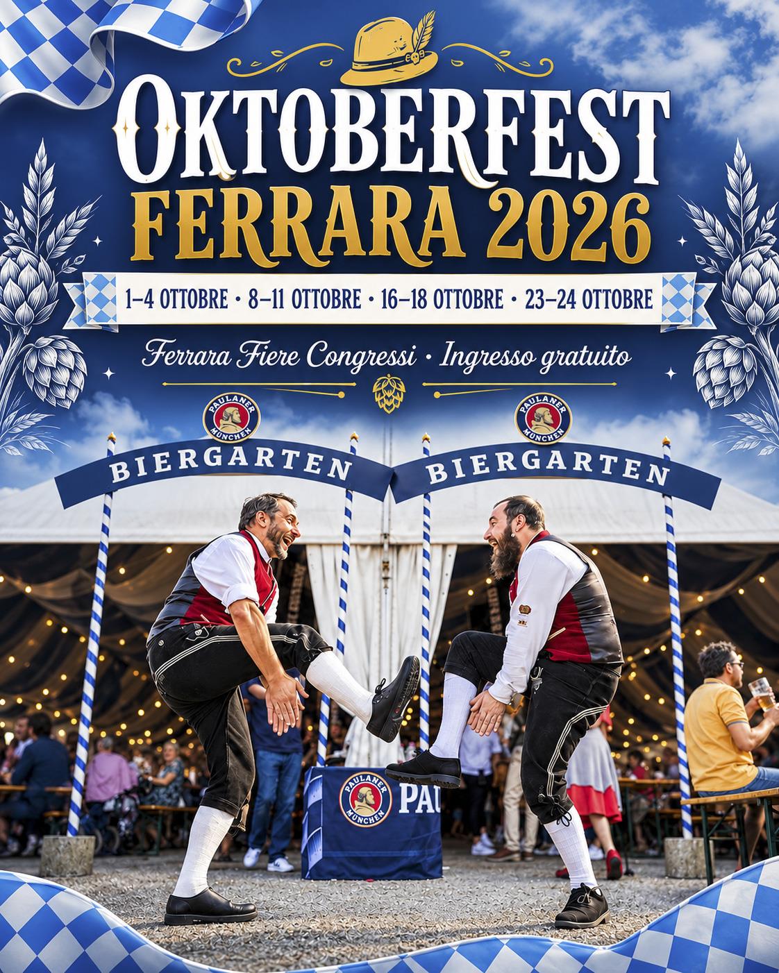 Oktoberfest Ferrara 2026 dal 1 al 24 ottobre